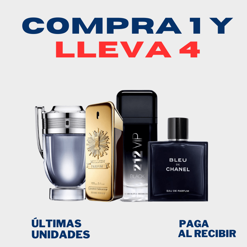 COMPRA 1 Y LLEVA 4 PERFUMES LUXURE - ENCANTO