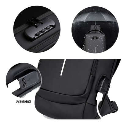 Bolso Antirrobo Impermeable Morral USB®