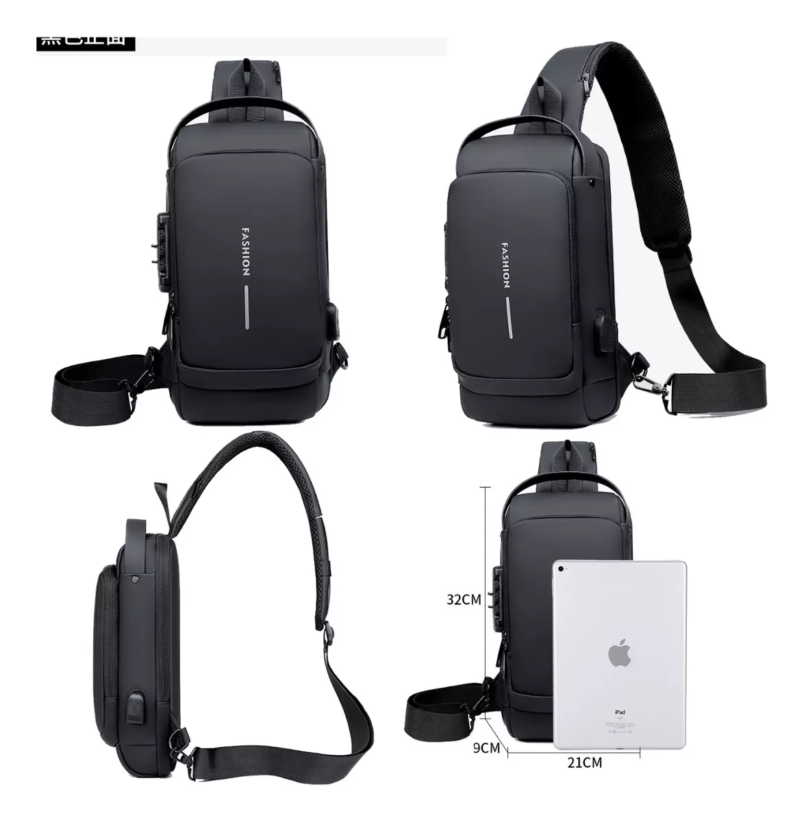 Bolso Antirrobo Impermeable Morral USB®